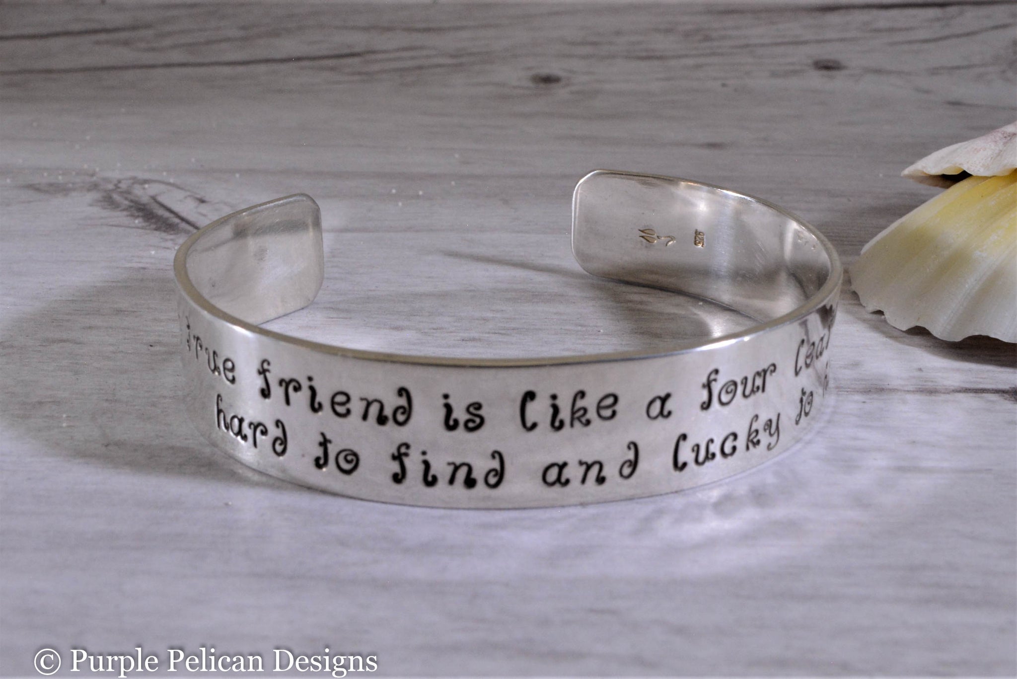 Breast Cancer survivor bracelet - Cancer touched my booby - Purple  Pelican Designs