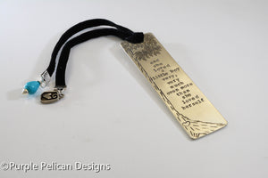 Shel Silverstein The Giving Tree Quote Bookmark - And She Loved A Little Boy... - Purple Pelican Designs