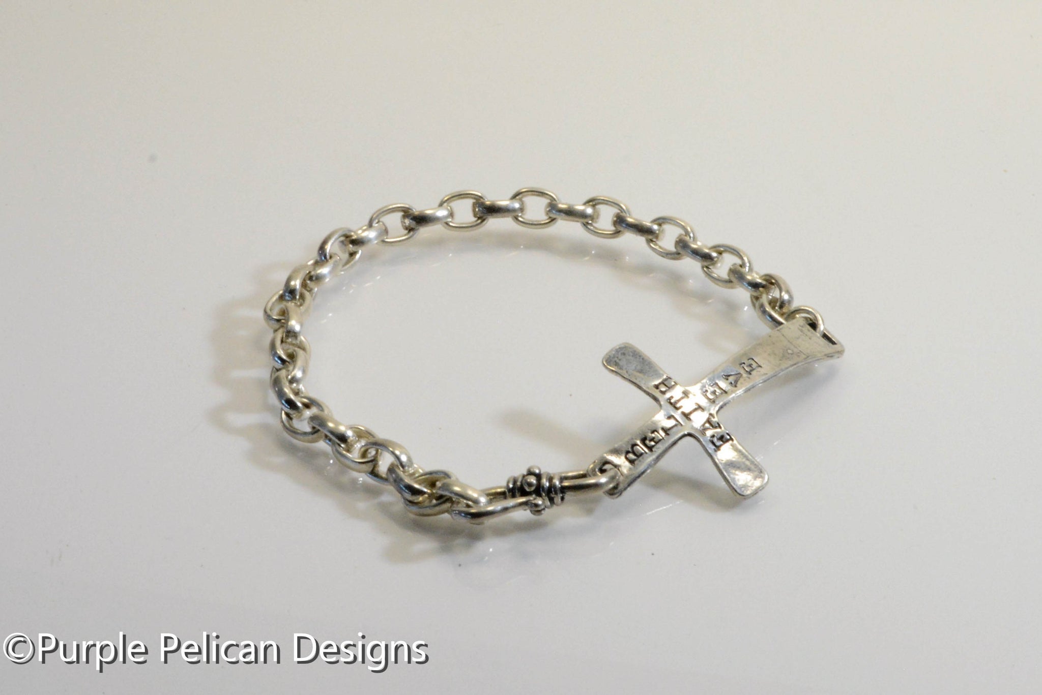 Sterling Silver Cross Bracelet, Mens Bracelet, Cross Sterling Silver  Bracelet , Friendship Bracelet , Unisex Bracelet by Vintagerosegallery -  Etsy