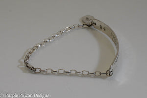 Medical Alert Chain Bracelet - Purple Pelican Designs