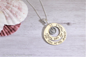 Thank You For Raising The Man Of My Dreams Necklace - Purple Pelican Designs