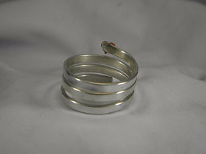 Sterling Silver Or Solid Gold Twisty Ring With Tiny Heart - Purple Pelican Designs