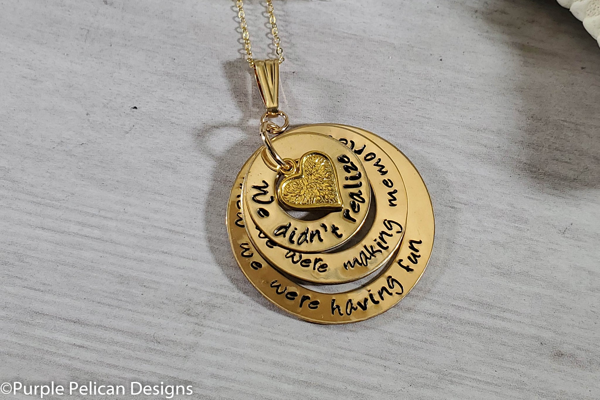 Mother and Son Quote Necklace the Love Between Mother & Son is  Foreverhand-stamped Necklace With an Accent Bead of Your Choice - Etsy