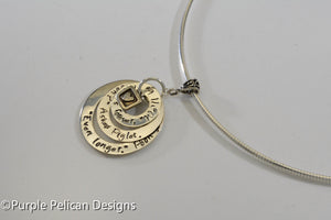 We'll be friends forever won't we Pooh? Winnie the Pooh quote necklace - Purple Pelican Designs